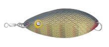 Load image into Gallery viewer, PACK OF 50 TROUT &amp; COHO CATCHER SPOON BLANKS 1 OZ GOLD PERCH
