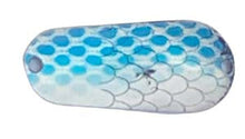 Load image into Gallery viewer, PACK OF 50 TROUT &amp; SALMON CATCHER SPOON BLANKS 1/2 OZ SILVER WITH BLUE DOTS
