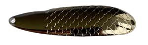 PACK OF 50 ALLIGATOR SPOON BLANKS 3/4 OZ SILVER FISH SCALES