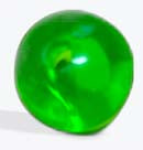 ROUND BEADS 8 mm TRANSPARENT GREEN - PACK OF 1000