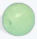 ROUND BEADS 8 mm OPAQUE LIGHT MINT GLOW - 250 gr BAG