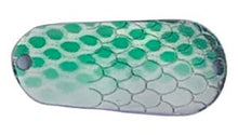 Load image into Gallery viewer, PACK OF 6 TROUT &amp; SALMON CATCHER SPOON BLANKS 1/2 OZ SILVER WITH GREEN DOTS
