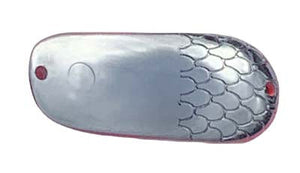 PACK OF 50 TROUT & SALMON CATCHER SPOON BLANKS 3/4 OZ SILVER