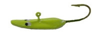 PACK OF 2 - TETR TOTR HOOK - #4  -  CHARTREUSE/GLO