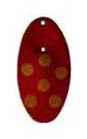 PACK OF 6 INLINE SPINNER BLADE SIZE #2 - RED