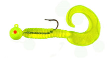 Load image into Gallery viewer, 3/8 oz JIG - DOUBLE &amp; SINGLE TAIL GRUBS KIT OF 6 ASSORTED
