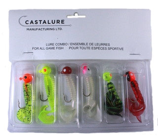 3/8 oz jig - double & single tail grubs, good for all fish species. –  Castalure